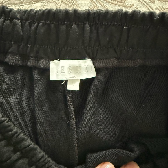 MESHKI womens black cotton joggers L - Picture 5 of 8